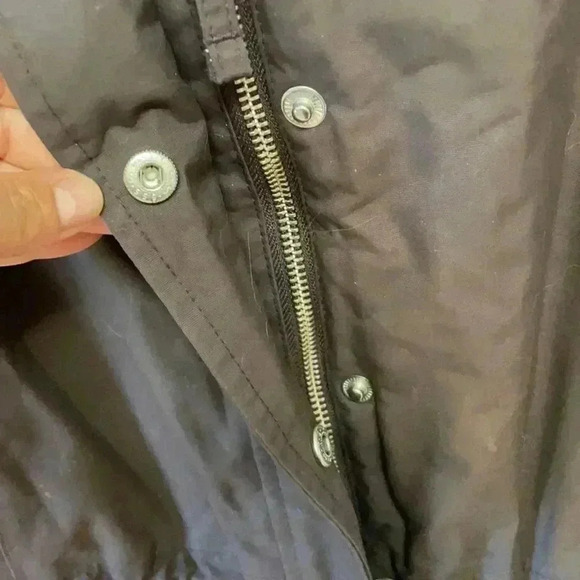 LANDS’ END Women’s Lined Coat w/ Fur Collar - Picture 10 of 12